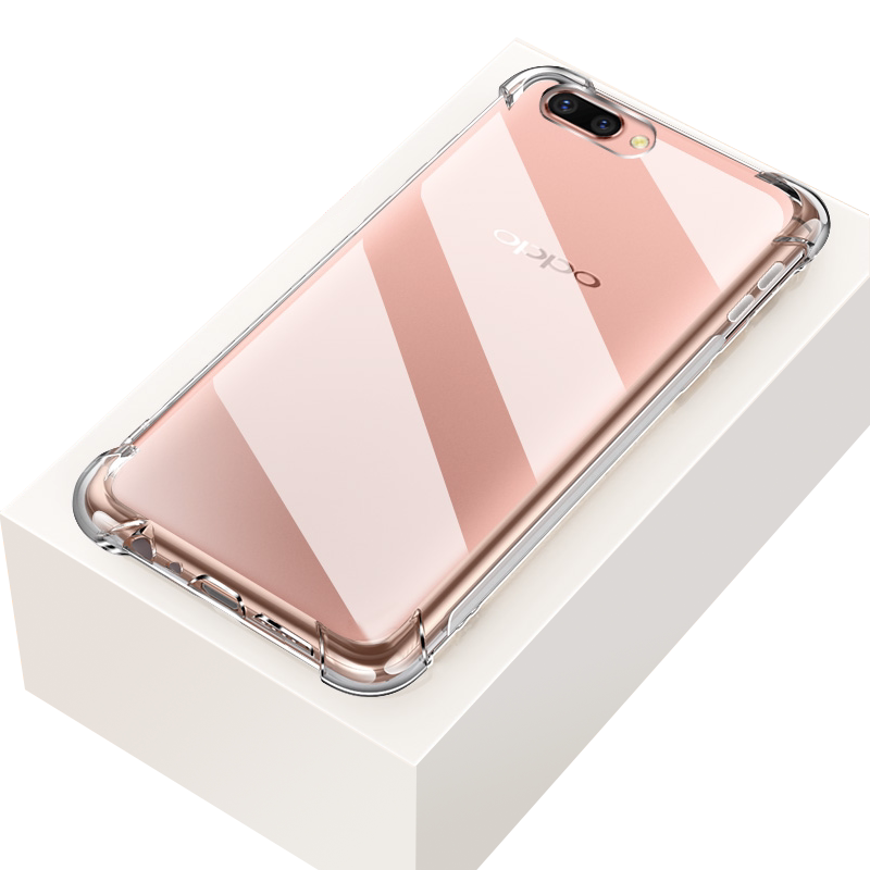 oppoR11splus防摔气囊透明手机壳