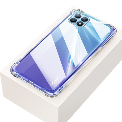 Reno4se5G版手机壳reno4/4pro四角气囊精孔防摔透明opporeno4se镜头全包边硅胶保护套软外男女新款简约超薄潮