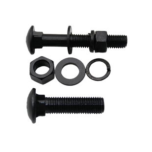 8.8级高强度马车螺丝螺母套装国标半圆头方颈螺栓马车栓M8M10M12M