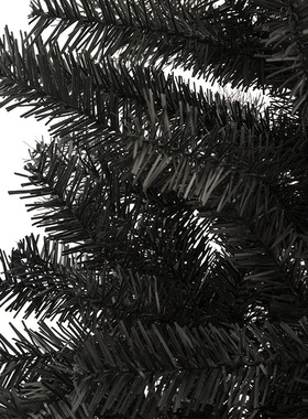 新款黑色圣诞树pvc仿真150cm180cm加密裸树圣诞树圣诞节装饰品