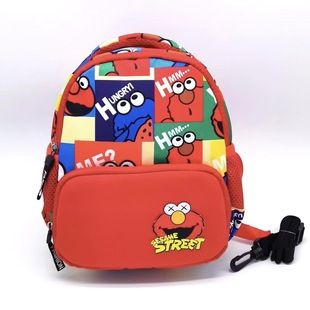 英雄联盟背包芝麻街防走失包休闲旅行春游书包幼儿园背包