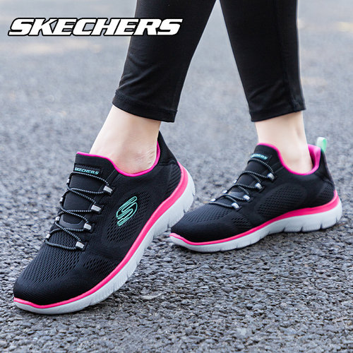 【断码清仓】skechers斯凯奇女士一脚蹬休闲鞋舒适轻便运动鞋女