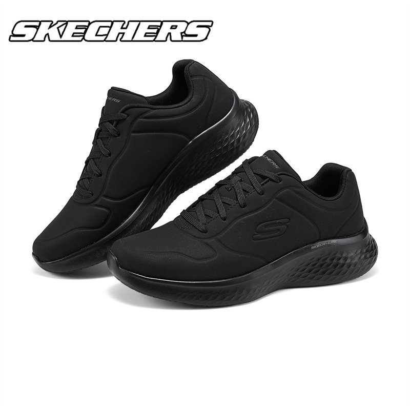 skechers斯凯奇全黑色男士跑步鞋冬季新款皮面防水舒适软底运动鞋,运动鞋new,运动休闲鞋,淘宝优惠券,粉丝福利购,淘宝优惠卷