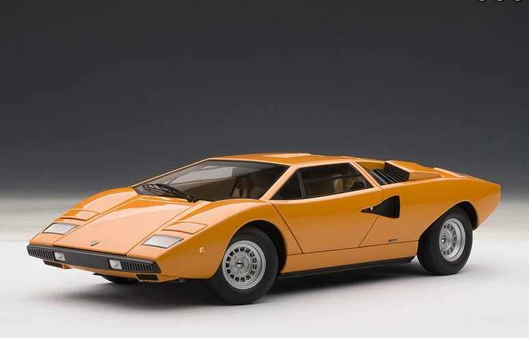 高档autoart奥拓18 兰博基尼 康塔什lp400合金汽车模型