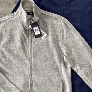 卫衣外套男女情侣款 美系经典 复古棉质针织水洗scovill拉链开衫