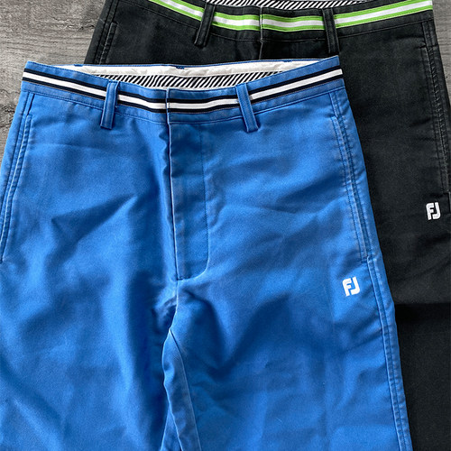 百年匠心高尔夫经典高端运动速干水洗做旧长裤男