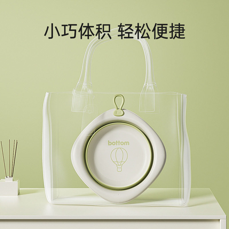 婴儿折叠脸盆家用便携式