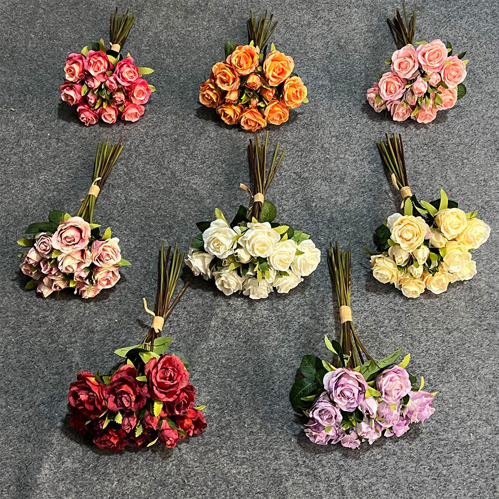 家居仿真玫瑰花婚庆装饰