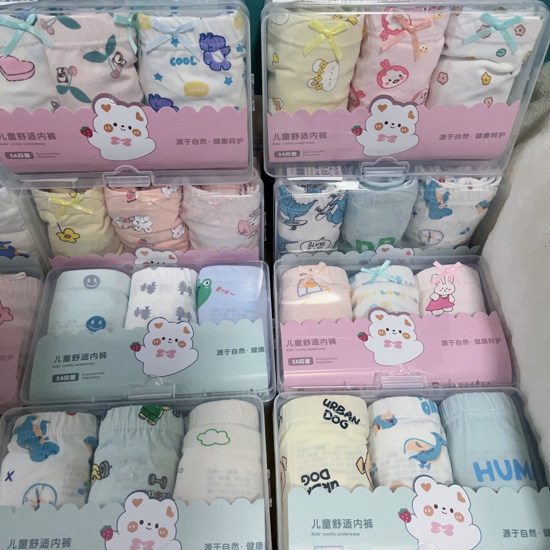 儿童内裤纯棉四季款角平
