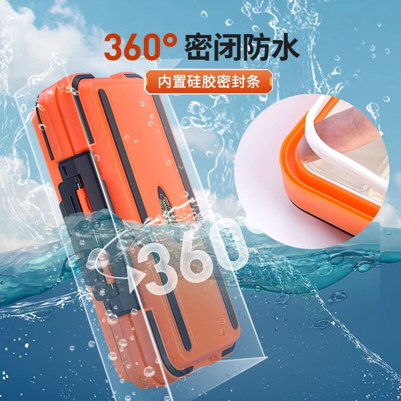 新款钓鱼配件盒防水路亚