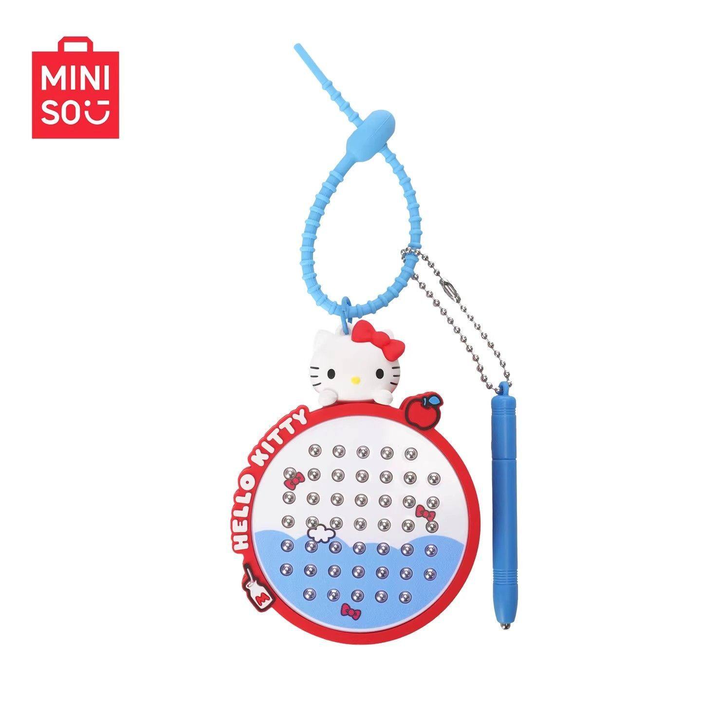 MINISO名创优品Hello Kitty磁吸钢珠画板钥匙扣书包挂件动漫挂饰,饰品/流行首饰/时尚饰品新,绳,淘宝优惠券,粉丝福利购,淘宝优惠卷