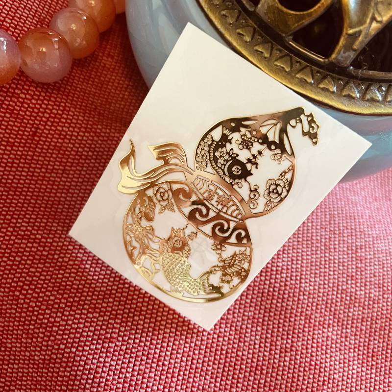 财运守护招财葫芦福禄富贵手机贴