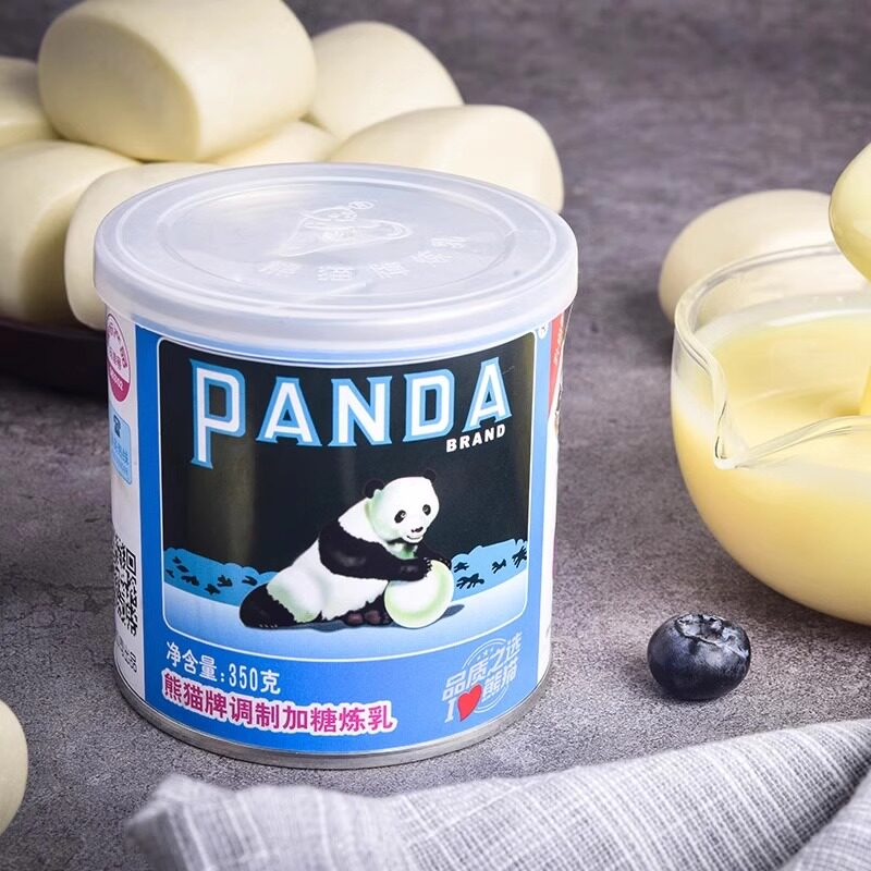 熊猫炼乳调制炼奶350g奶油小馒头甜品蛋挞烘焙奶茶店商用原料包邮