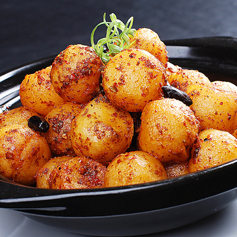 去皮小土豆480g酒店饭店餐饮用特色半成品美食菜私房菜冷冻食材