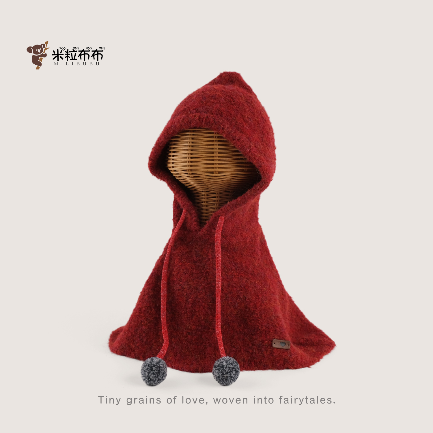 儿童针织毛线帽韩系披肩帽