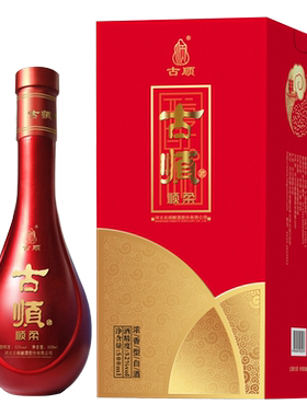 古顺白酒 顺柔 邢台特产 52度38度浓香型白酒 52%vol 500mL 1瓶