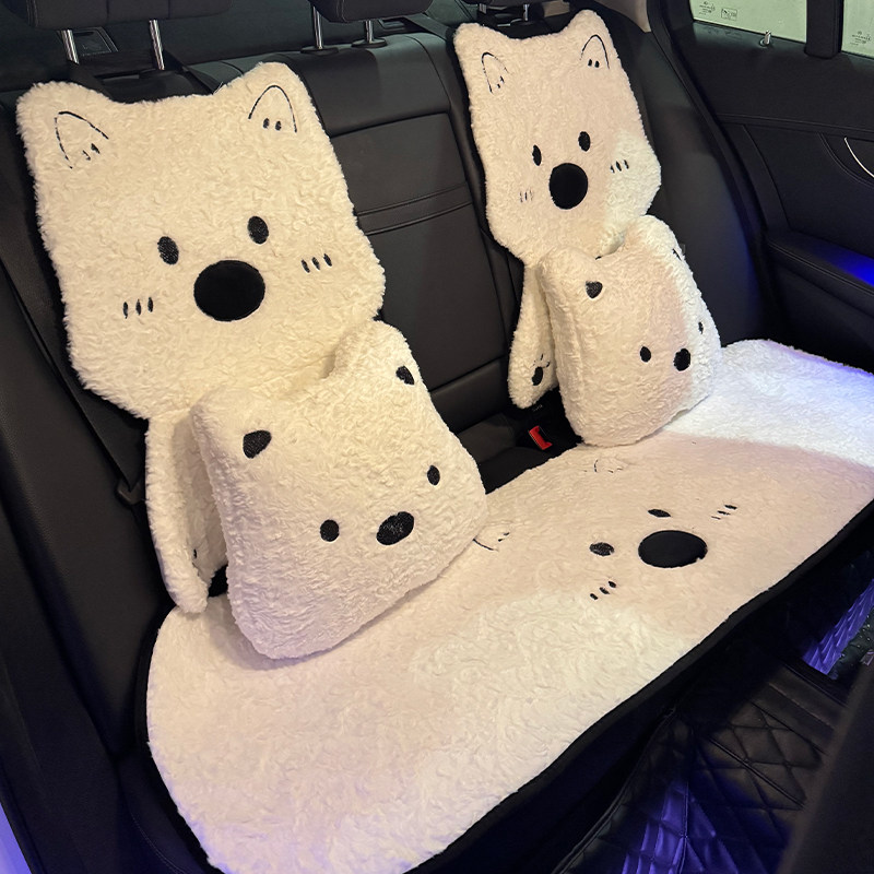 毛绒汽车坐垫冬季高级感保暖