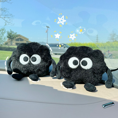 汽车活性竹炭包通用净化空气除甲醛除异味车用车内装饰公仔摆件女