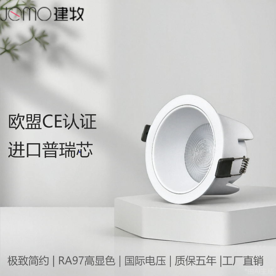 led超薄筒灯CE认证嵌入式窄边框