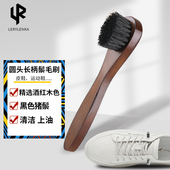 油刷抛光除尘刷软毛刷 刷子鞋 Jron猪毛刷洗鞋 刷实木圆头小刷子皮鞋