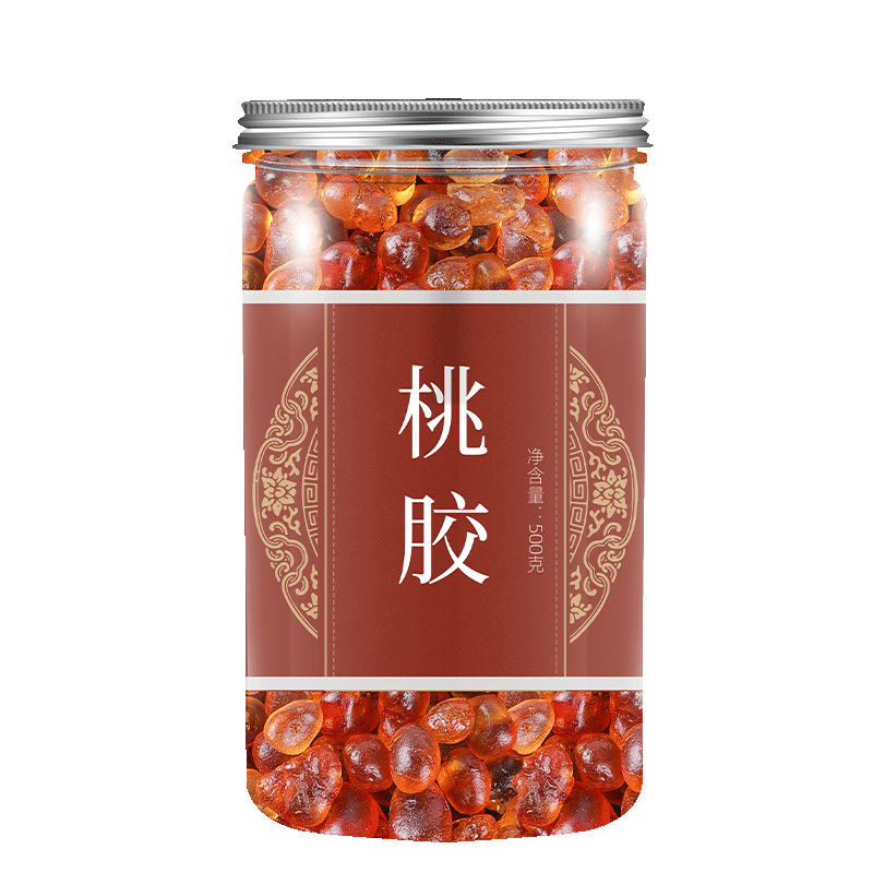 桃胶旗舰店正品500g包邮特级野生无杂即食免煮桃胶干精修桃胶商用