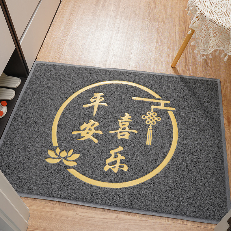 门口特厚加密韧性丝圈进门地垫