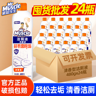 整箱威猛先生洁厕液洁厕灵家用马桶清洁剂除尿垢洗厕所批发清香型