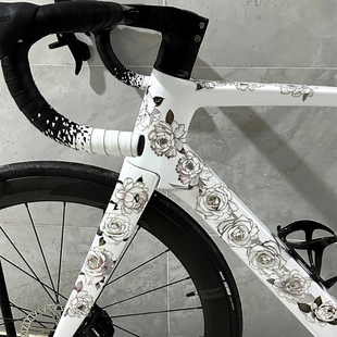 饰防水车贴 diy拼贴装 自行车贴纸涂装 印花改色山地车公路车架个性