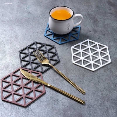 硅胶隔热垫杯垫防烫耐高温餐桌垫橡胶垫盘子垫简约防滑垫餐盘垫子