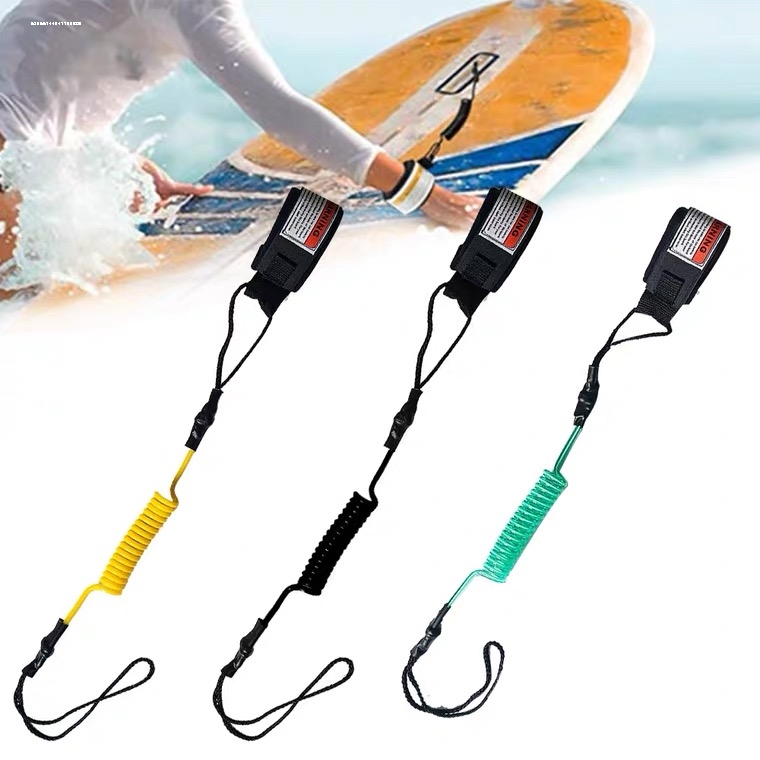 划桨防丢绳冲浪桨板充气划水板绑桨绳固定手绳弹力绳