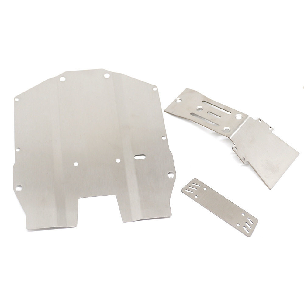 DF7 4072 1/7 RC遥控后直桥短卡 护板 金属护甲 底盘装甲