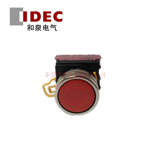 IDEC和泉YW4B-M1E03R/B/S/W/G/Y YW4B-M1E30G/B/S/W/R/Y 平头按钮