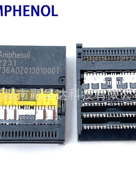 Amphenol安费诺 V36-ADZ01-301000T 800G QSFP-DD 光模块连接器