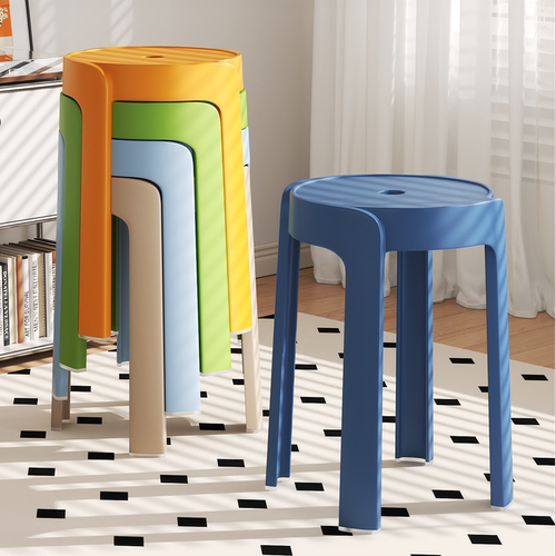 家用餐厅备用特厚大人塑料高凳