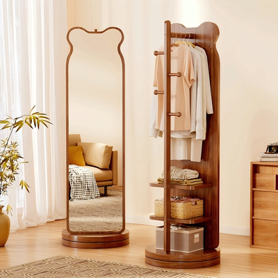 【送货上门】小熊旋转穿衣镜