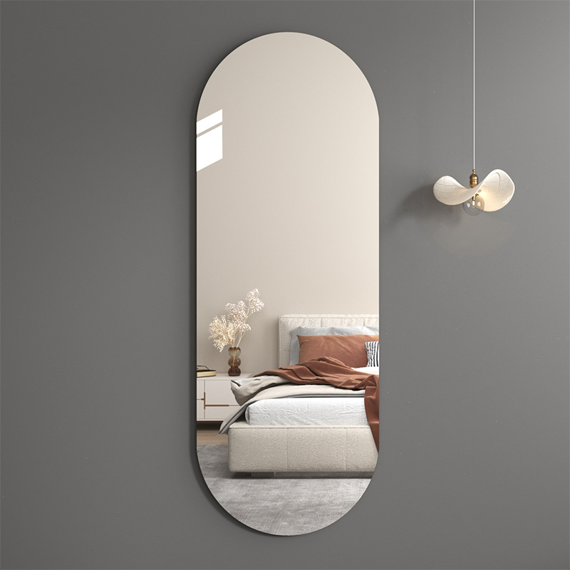 穿衣全身镜贴自粘挂墙试衣镜异形