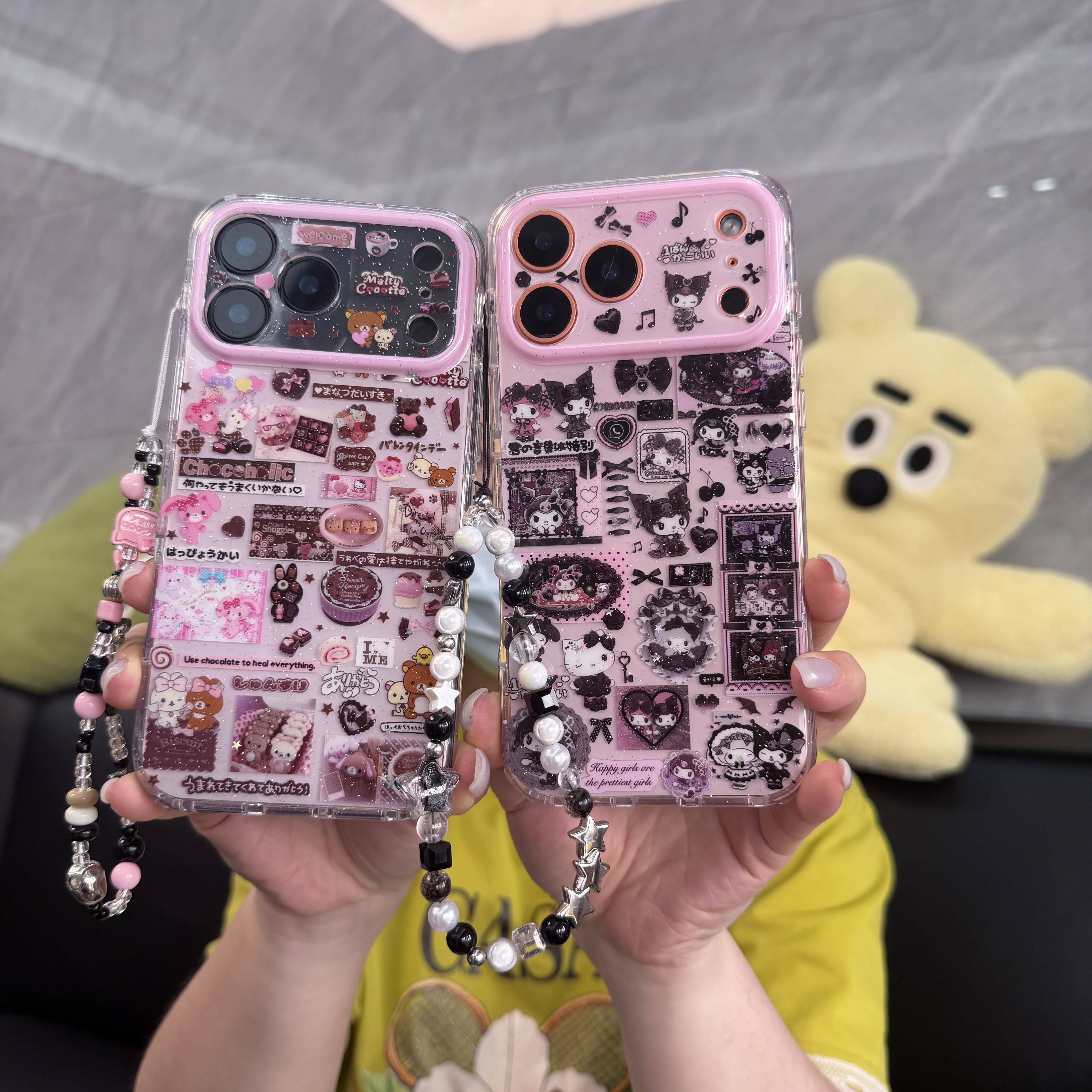 三丽鸥库洛米可爱小兔子适用iPhone16promax手机壳卡通苹果17pro保护套个性 时尚i14/15PM软壳棕熊小红书同款