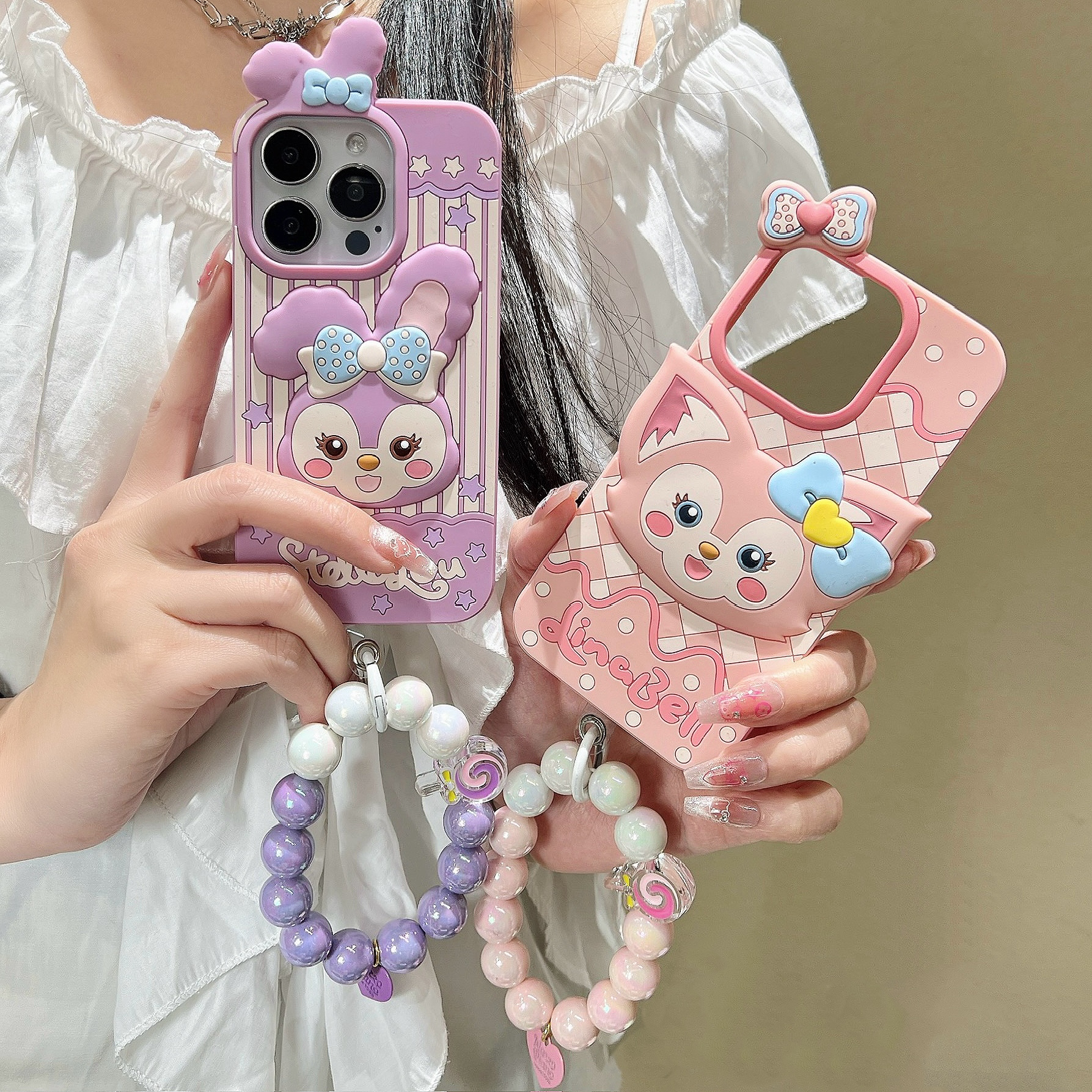 迪士尼星黛露可爱适用iPhone16Pro手机壳玲娜贝儿卡通16PM苹果15ProMax硅胶软壳13女款立体公仔i14保护套网红