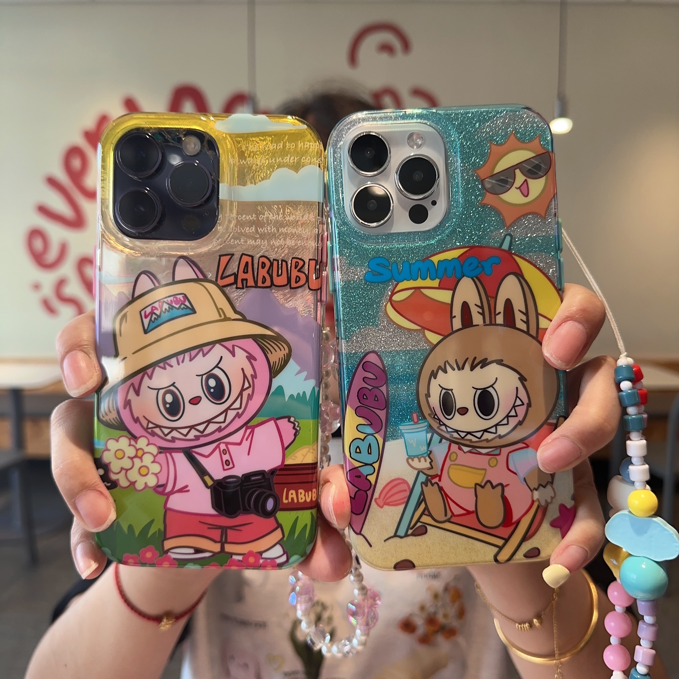 拉布布可爱网红时尚适用iPhone16ProMax手机壳男女款苹果14pro软壳防摔不发黄13PM保护套卡通精灵16外壳15pro