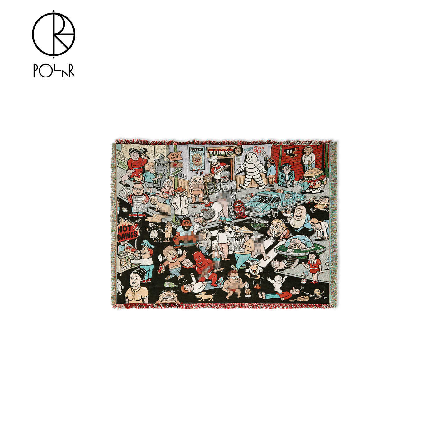 PolarSkateCo趣味满印潮酷地毯