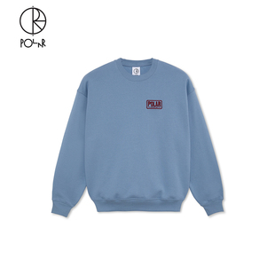 Skate Crewneck Dave 刺绣Logo加绒圆领卫衣 Earthquake Polar