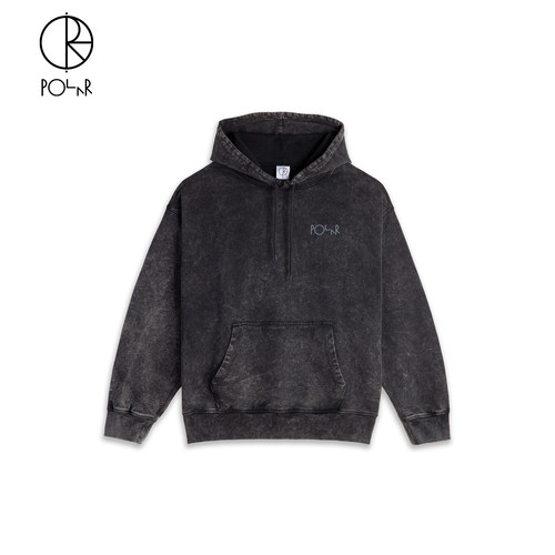 PolarSkateCo纯棉重磅水洗帽衫