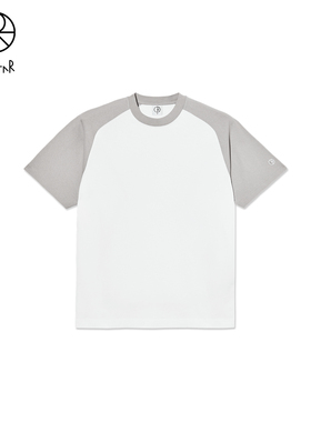Polar Skate Co Doe Tee 简约刺绣logo拼接短袖重磅纯棉运动T恤潮