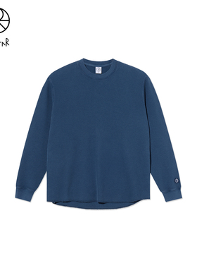 Polar Skate Co Waffle Dylan Ls Tee 简约华夫格宽松休闲长袖T恤