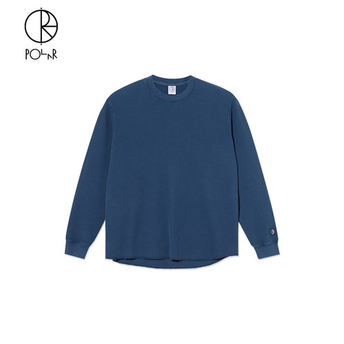 PolarSkateCo华夫格长袖T恤