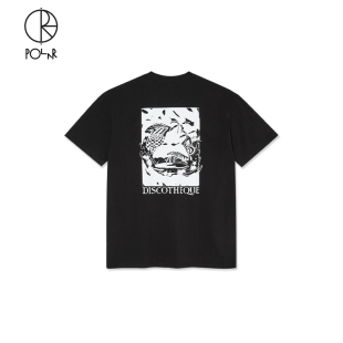 Skate 纯棉宽松圆领运动男女短袖 Tee T恤潮 Discotheque Polar