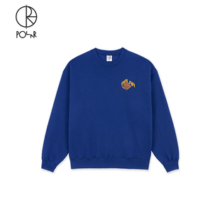 Crewneck Polar 印花休闲情侣圆领卫衣男女 Dave Graph Skate