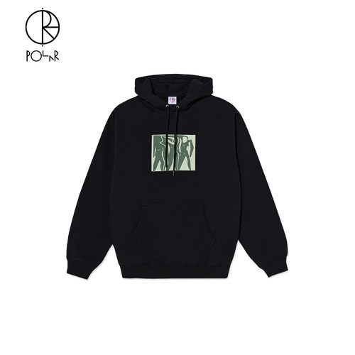 PolarSkateCo个性印花连帽衫