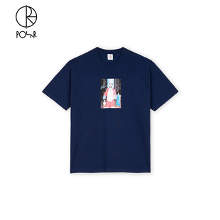 Bunny Tee 个性 Polar T恤新品 印花重磅街头滑板男女短袖 Skate