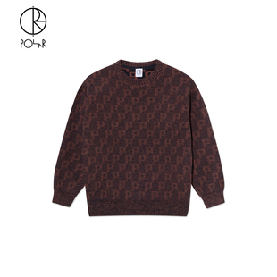 Pattern George Polar 复古提花毛衣针织衫 Sweater 男 Skate